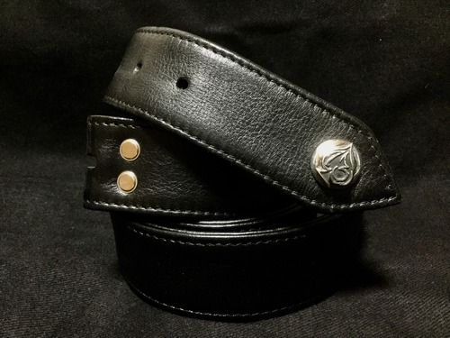 THIRTEEN DESIGNS サーティーンデザインズ Soft LeatherストレートBelt 13 Spade
