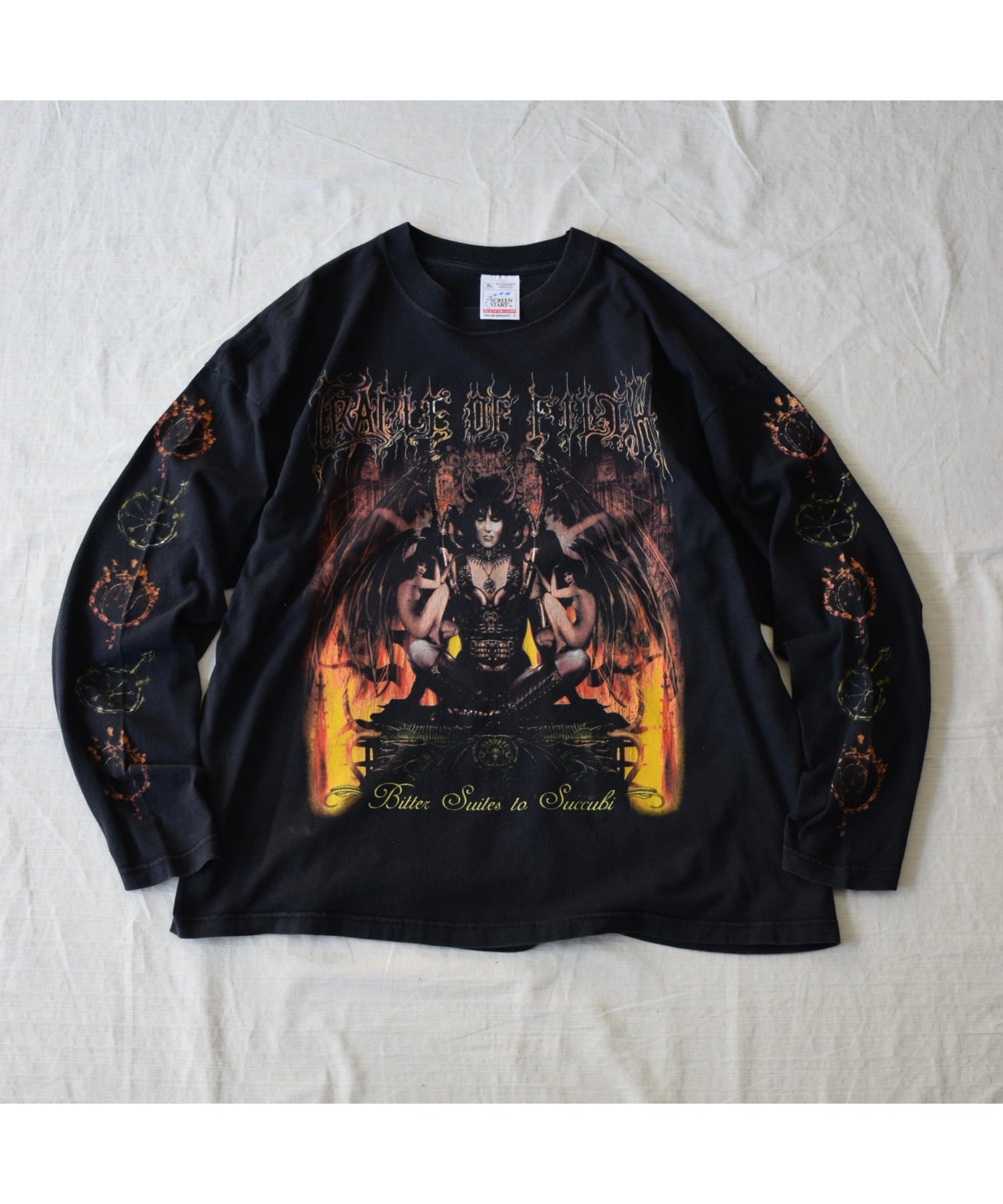 01 CRADLE OF FILTH ロングスリーブTシャツ メンズXL ブラック メタル