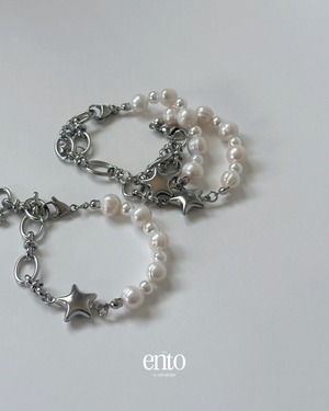 【5.19~5.20 再販売分】(#0137) stellar link bracelet