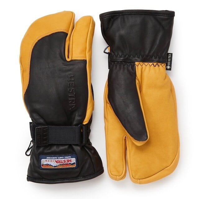 23-24 HESTRA 3-Finger GTX Full Leather 早期予約 スノーボード