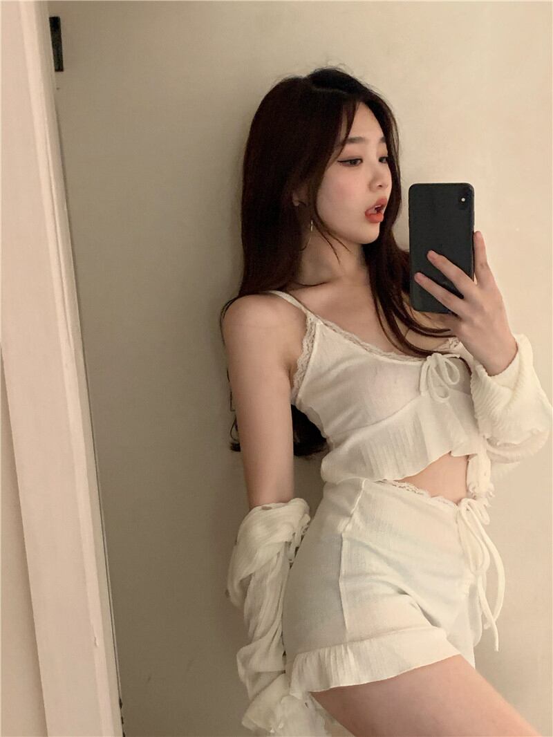 サマーハイウェストウェストショーツ カジュアル 夏物 ブルマー ブラックストロベリース72554065696