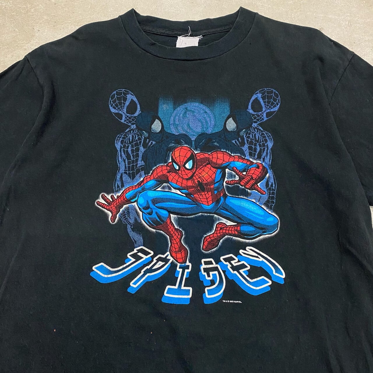 00年代 SPIDER-MAN スパイダーマン キャラクタープリントTシャツ