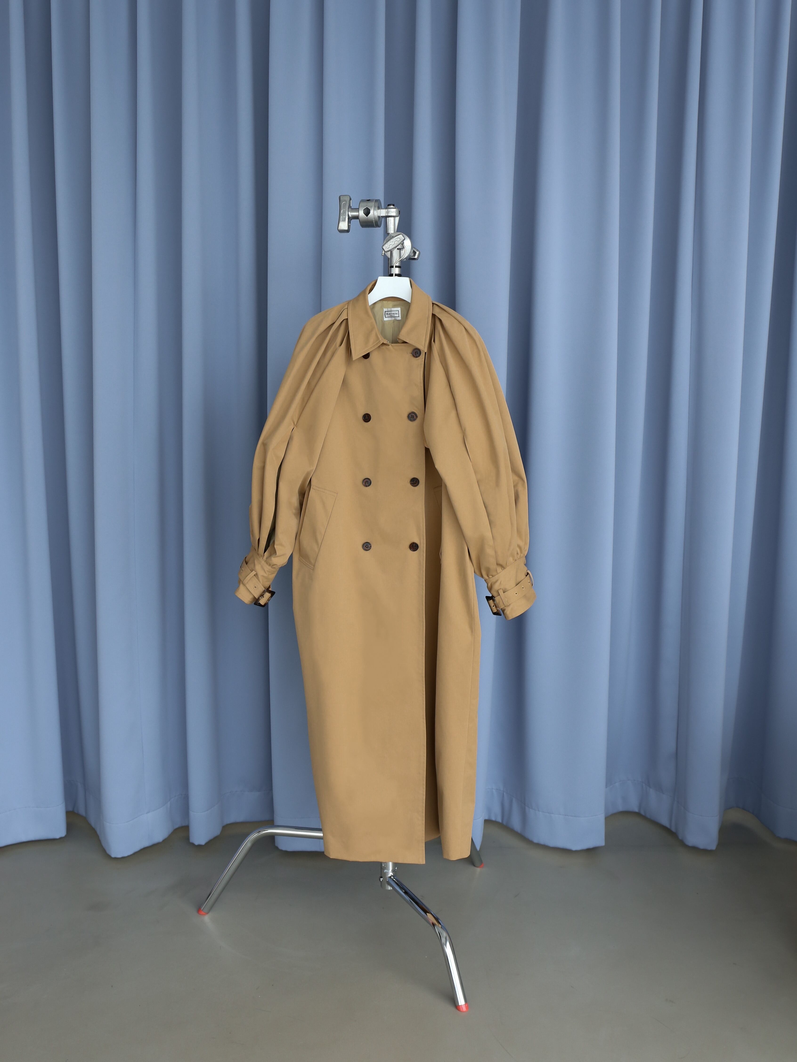 2way balloon sleeve long trench coat（beige） | Katrin TOKYO