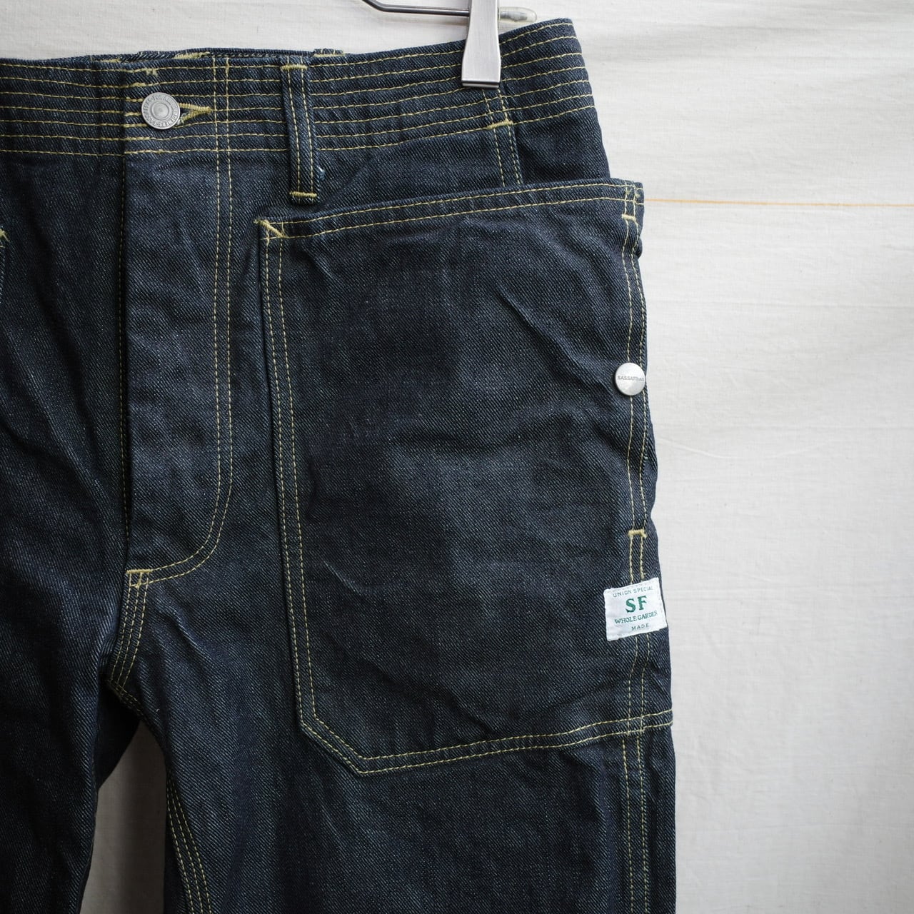SASSAFRAS(ササフラス) / Fall Leaf Sprayer Pants -Indigo- | Signs