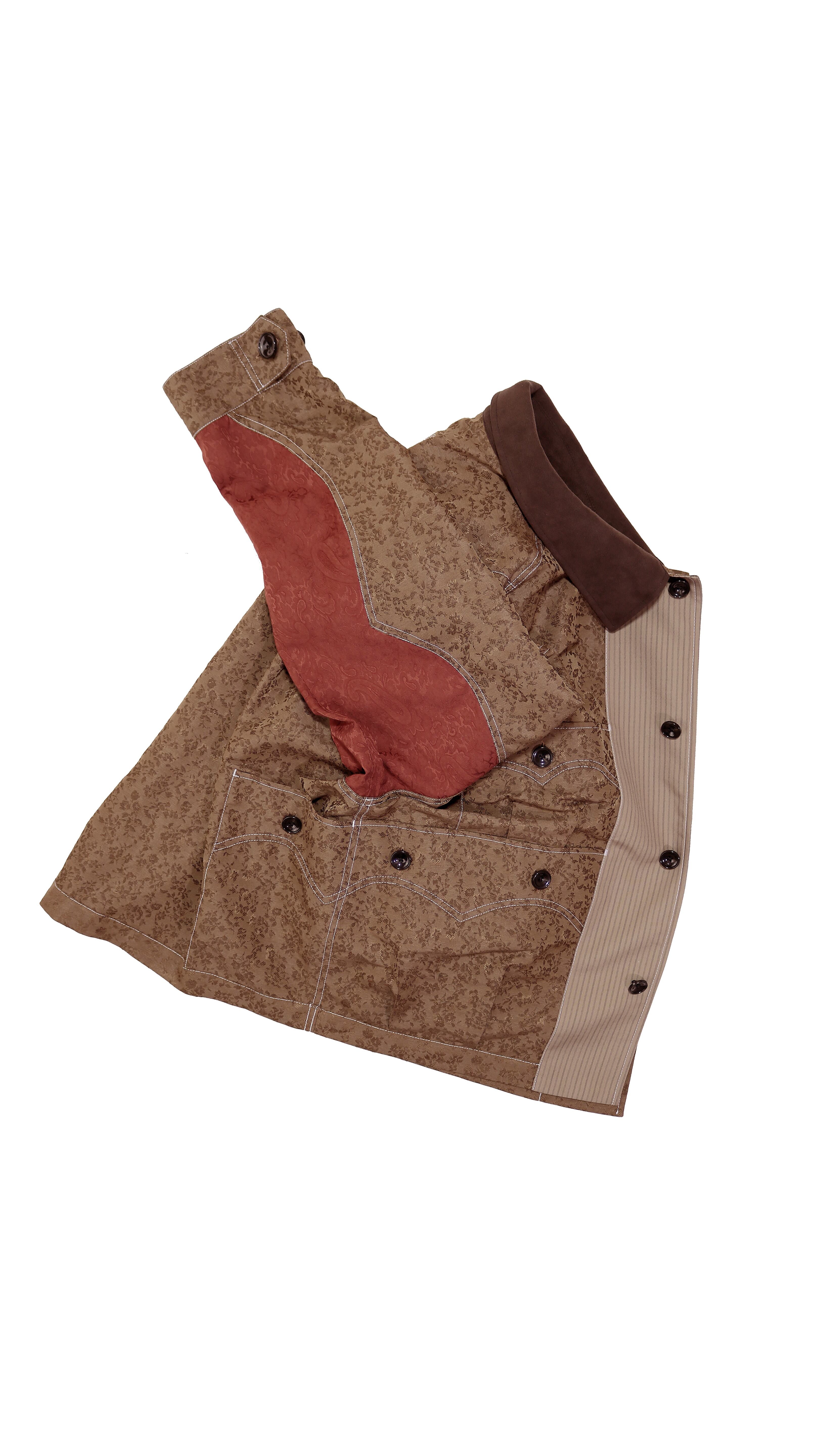 elephant TRIBAL fabrics エレファブ 】FRONT PANEL CUBA SHIRT