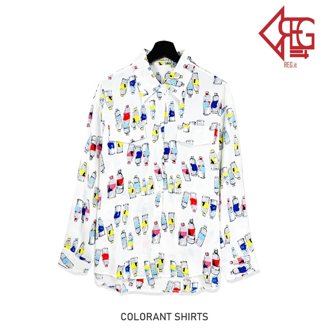 【REGIT】【即納】COLORANT SHIRTS 韓国ファッション 韓国服 かわいいブラウス かわいいシャツ おしゃれ かわいい ユニーク 個性的