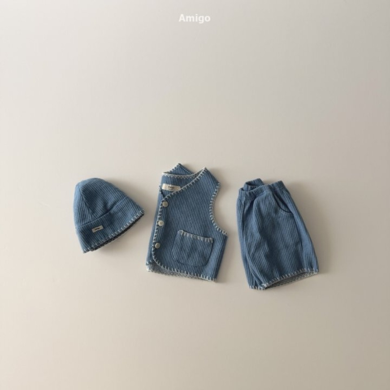 Amigo 26/SS メローデニムパンツ