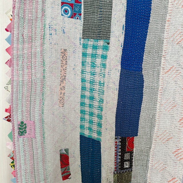 インド ヴィンテージカンタキルト VK004 | 140cm × 203cm