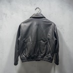TOUR RECORD ボンバージャケット シープレザー(羊) レディース ブラック フリーサイズ