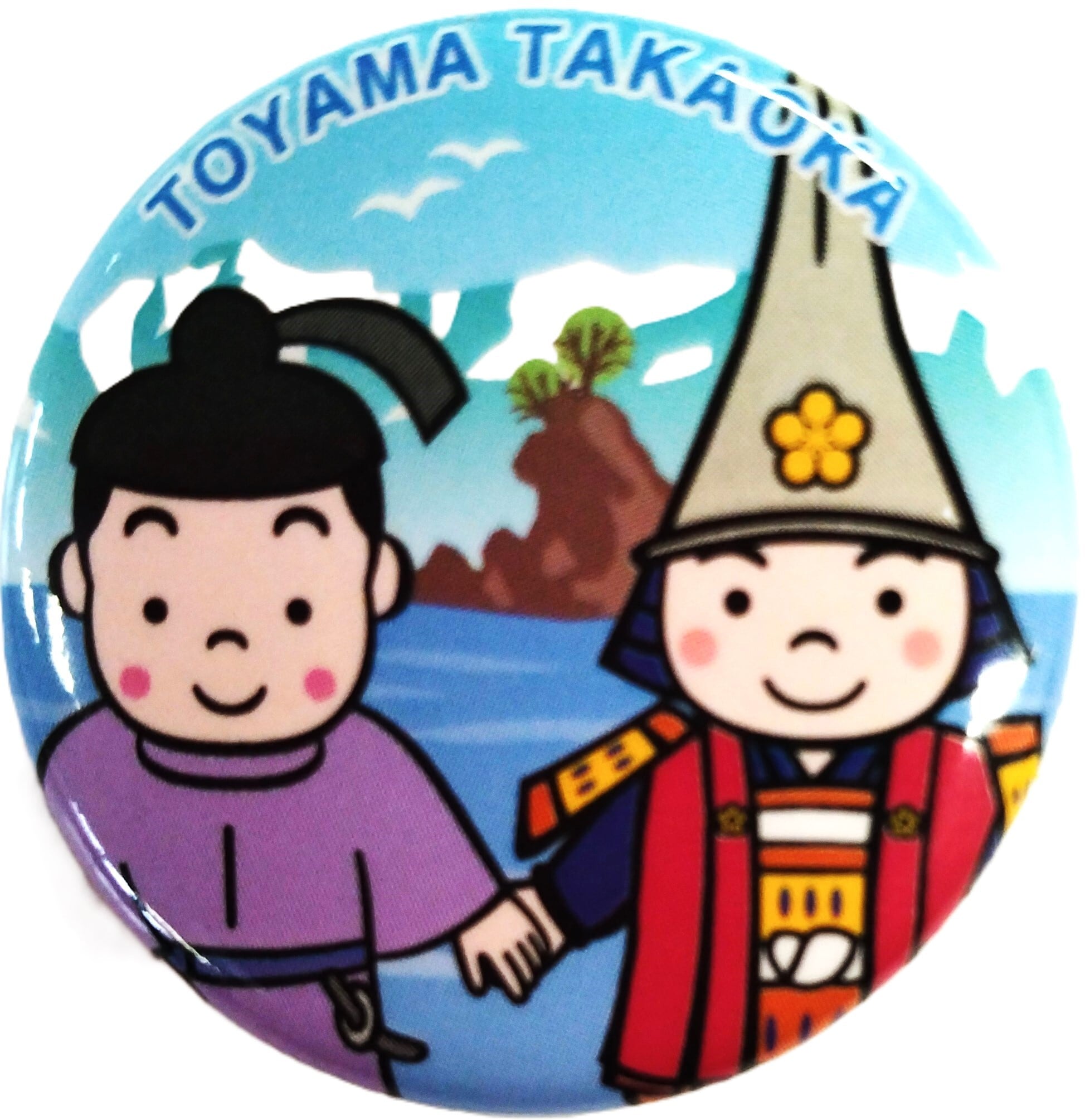 缶バッジ32MM 利長くん&家持くん なかよし | 利長屋 インターネット