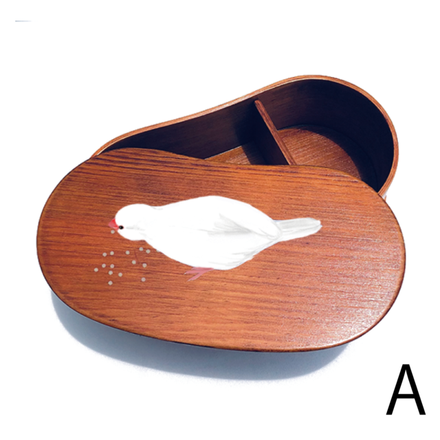 文鳥 曲げわっぱ弁当箱