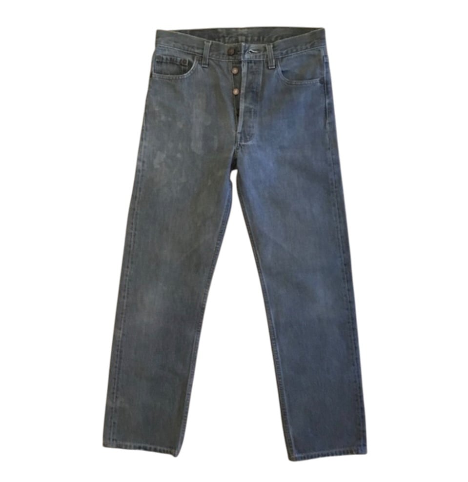 Levi's 501 Black Denim Jeans / W29 L34 / Made in USA / 1990s