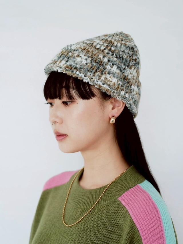【HCAE】CHUNKY RIB BEANIE