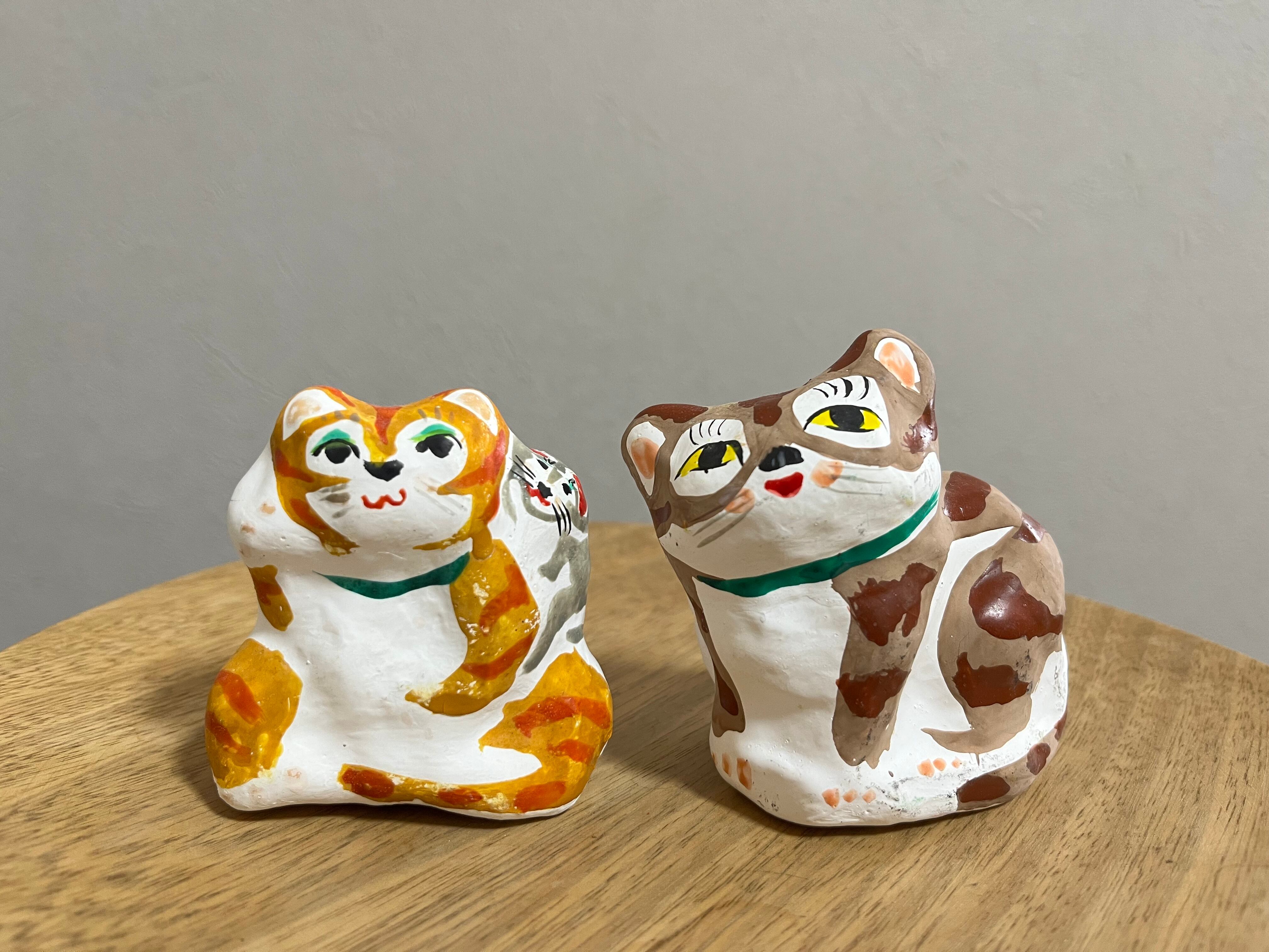 New!! 赤い椿の招き猫（2） | monokosu 須磨張り子