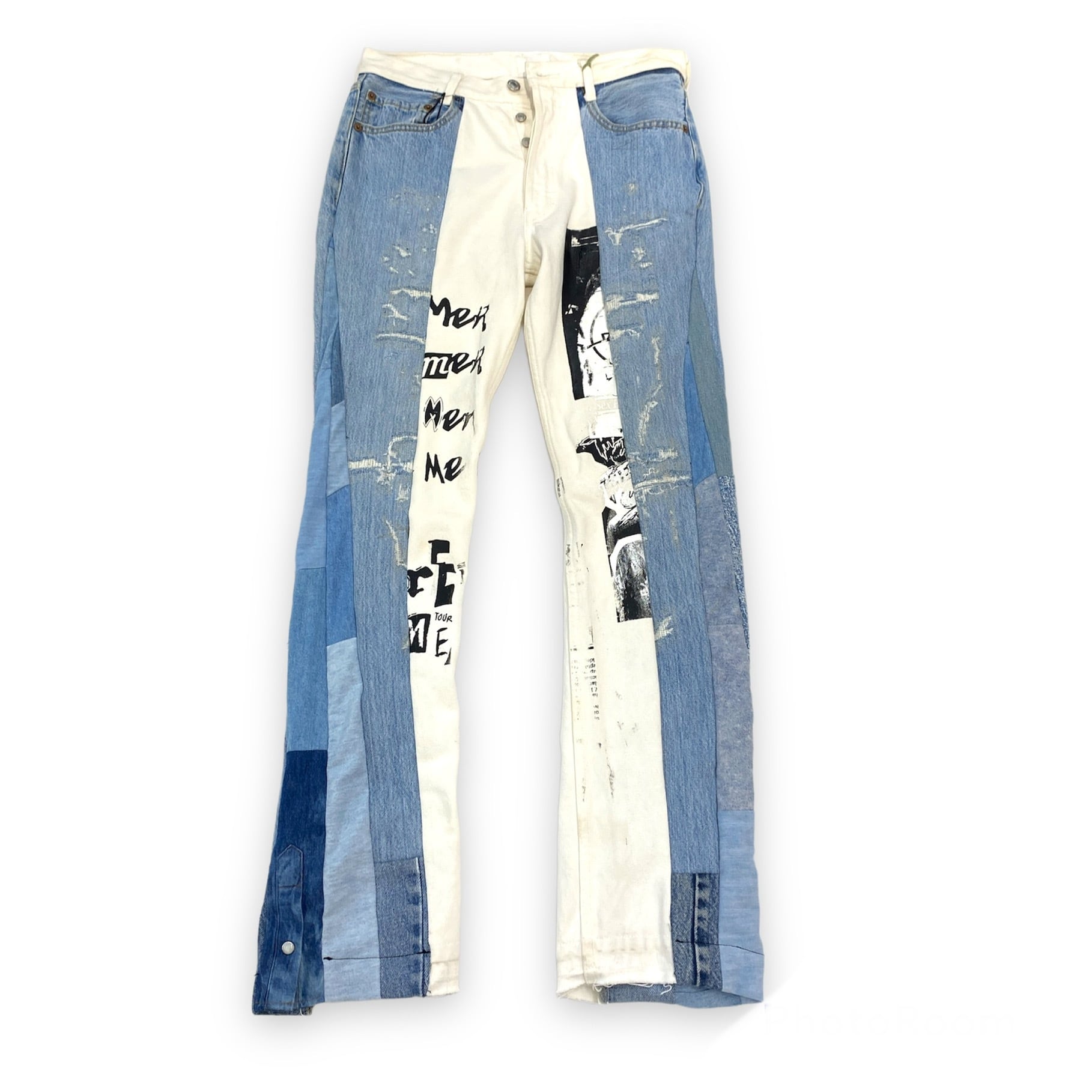 denimPT43】再構築 デニムリメイクパンツ REMAKE DENIM PANTS 
