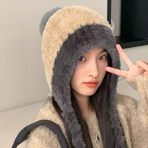 ニット帽 ボア 帽子 レディース 秋冬 韓国 防寒 保温 ふわふわ もこもこ おしゃれ 大人 かわいい ポンポン付き ニットキャップ 小顔 大人可愛い 大人女子