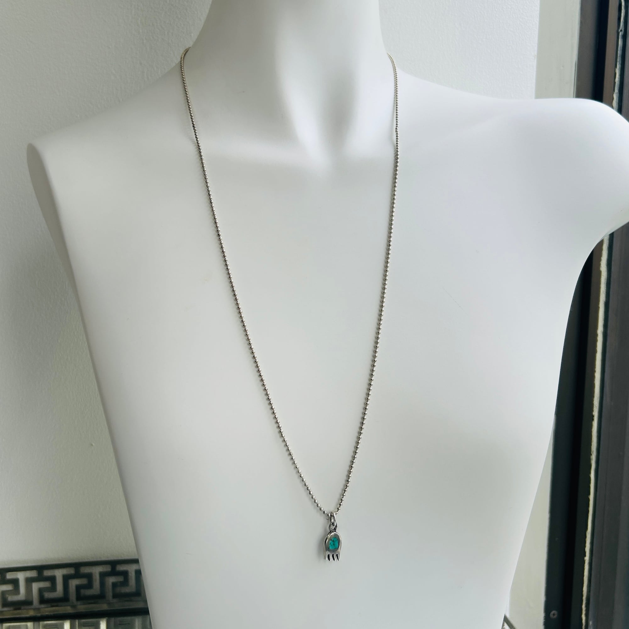 Italy シルバー925 LONGボールチェーンネックレス（76cm） | Milo