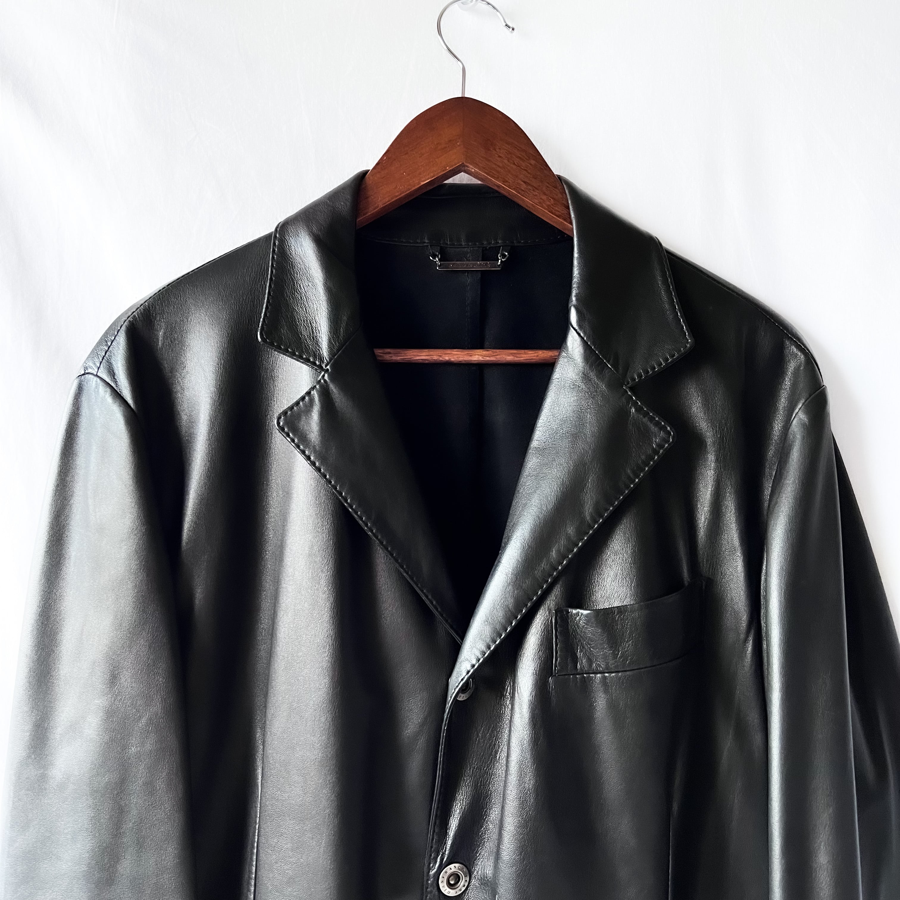 90s “GIANFRANCO FERRE” sheep leather jacket made in italy ジャン ...