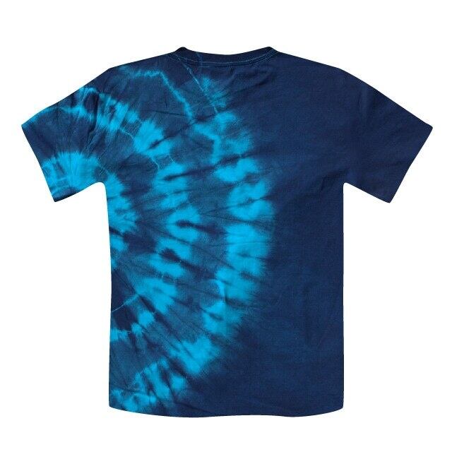 カジュアル藍染Tシャツ｜さんご礁 ターコイズブルー【ai005