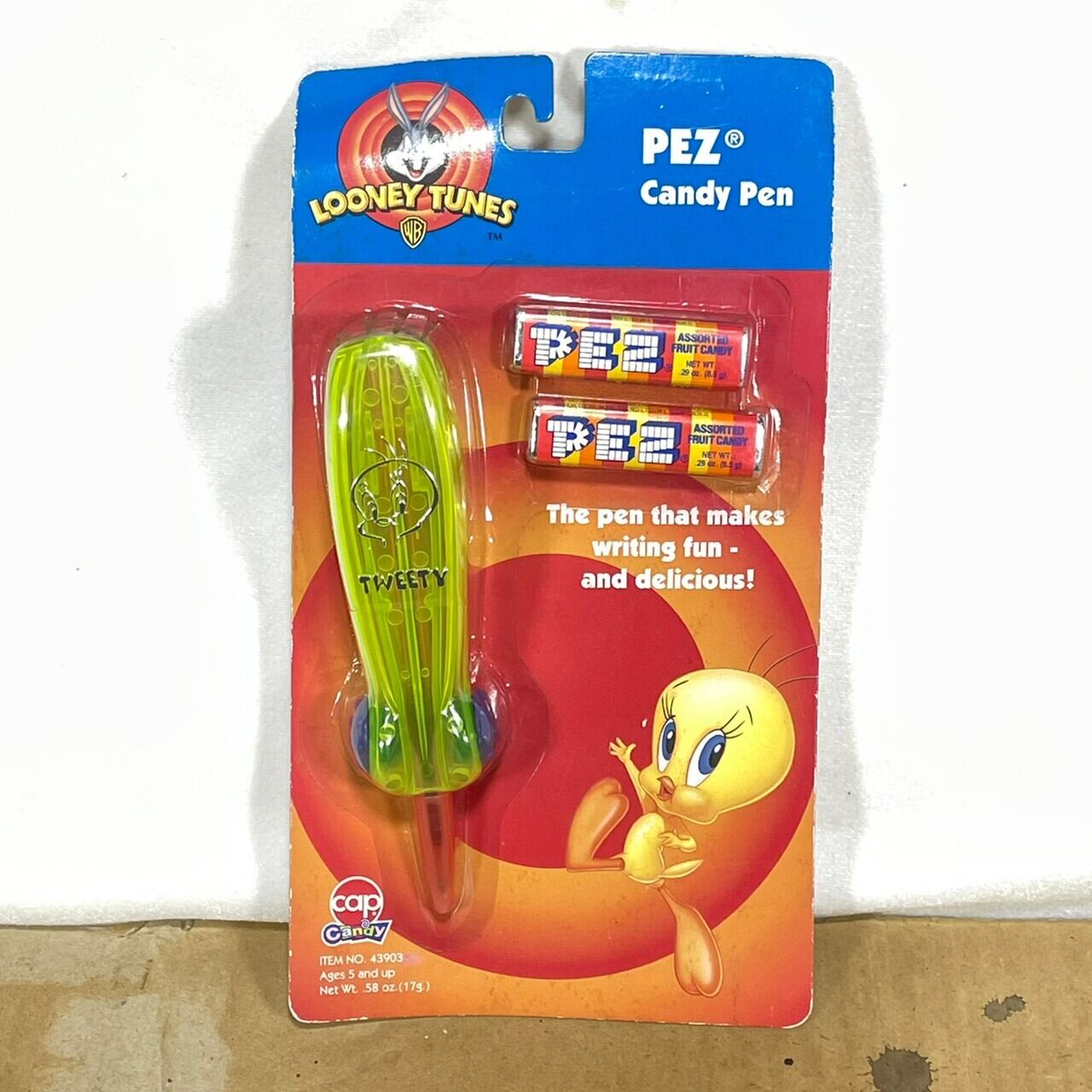 90s PEZ キャンディーペン トウイーティ ルーニーテューンズ Looney Tunes Tweety PEZ Toy Candy  Dispenser Pen THE PUPPEZ☆e-shop ザ パペッツ松本-WEBショップ