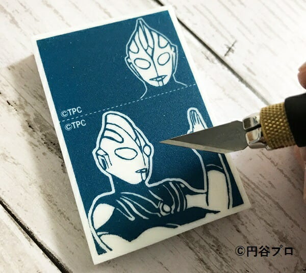 お名前はんこ消しゴム（ウルトラマンティガ） | 消しゴムはんこ専門店
