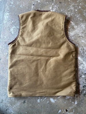 HOUSTON / REVERSIBLE ALPACA VEST / リバーシブルベスト / アルパカ / 51504 / TAN