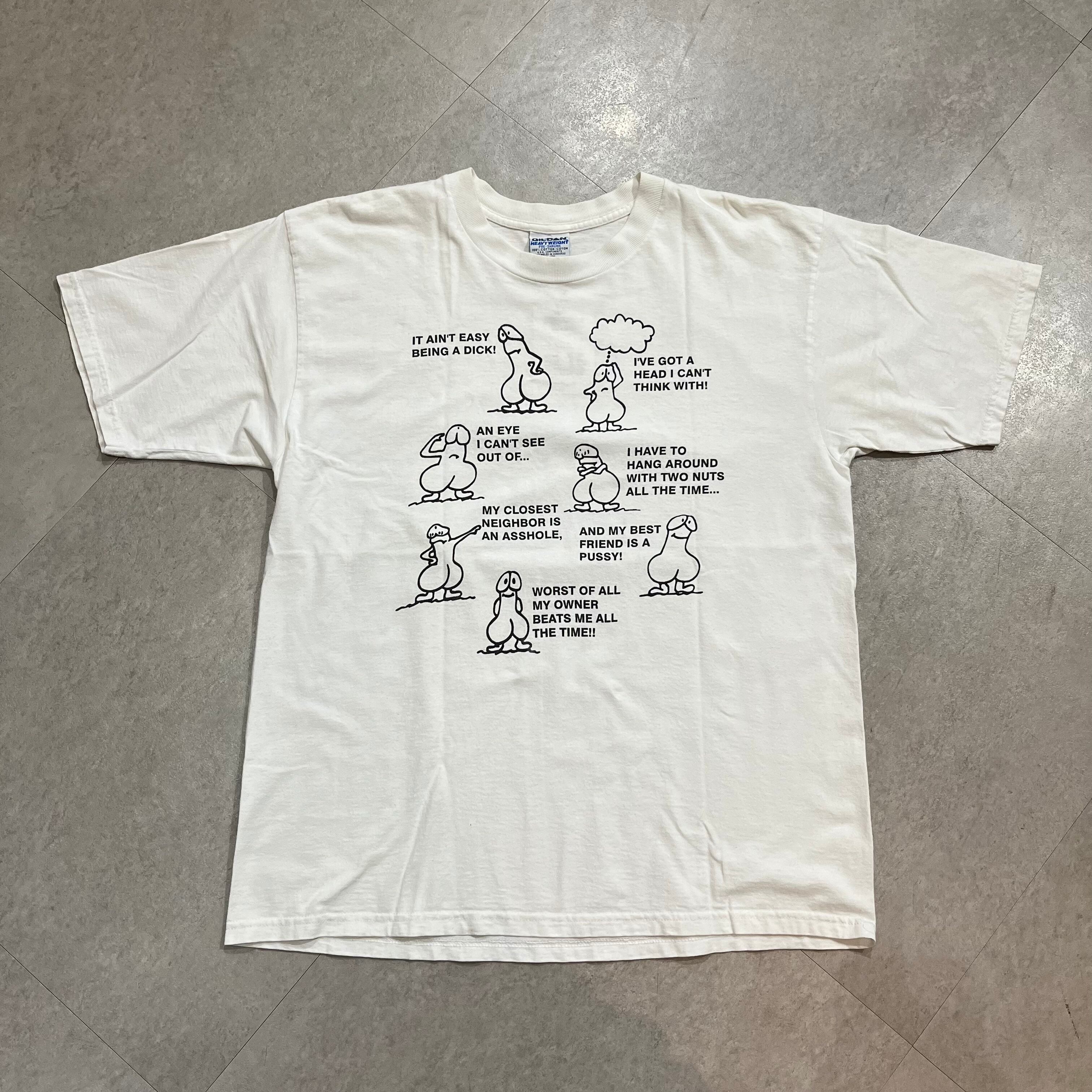XL Crazy Girls Tlutex 90’s Tシャツ ホワイト エロT