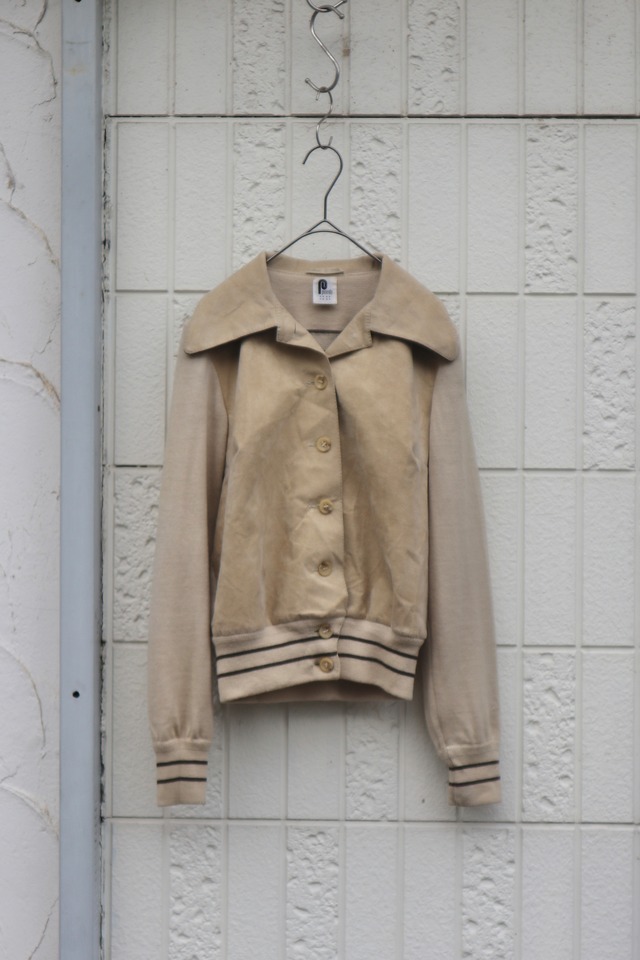 suède knit jacket