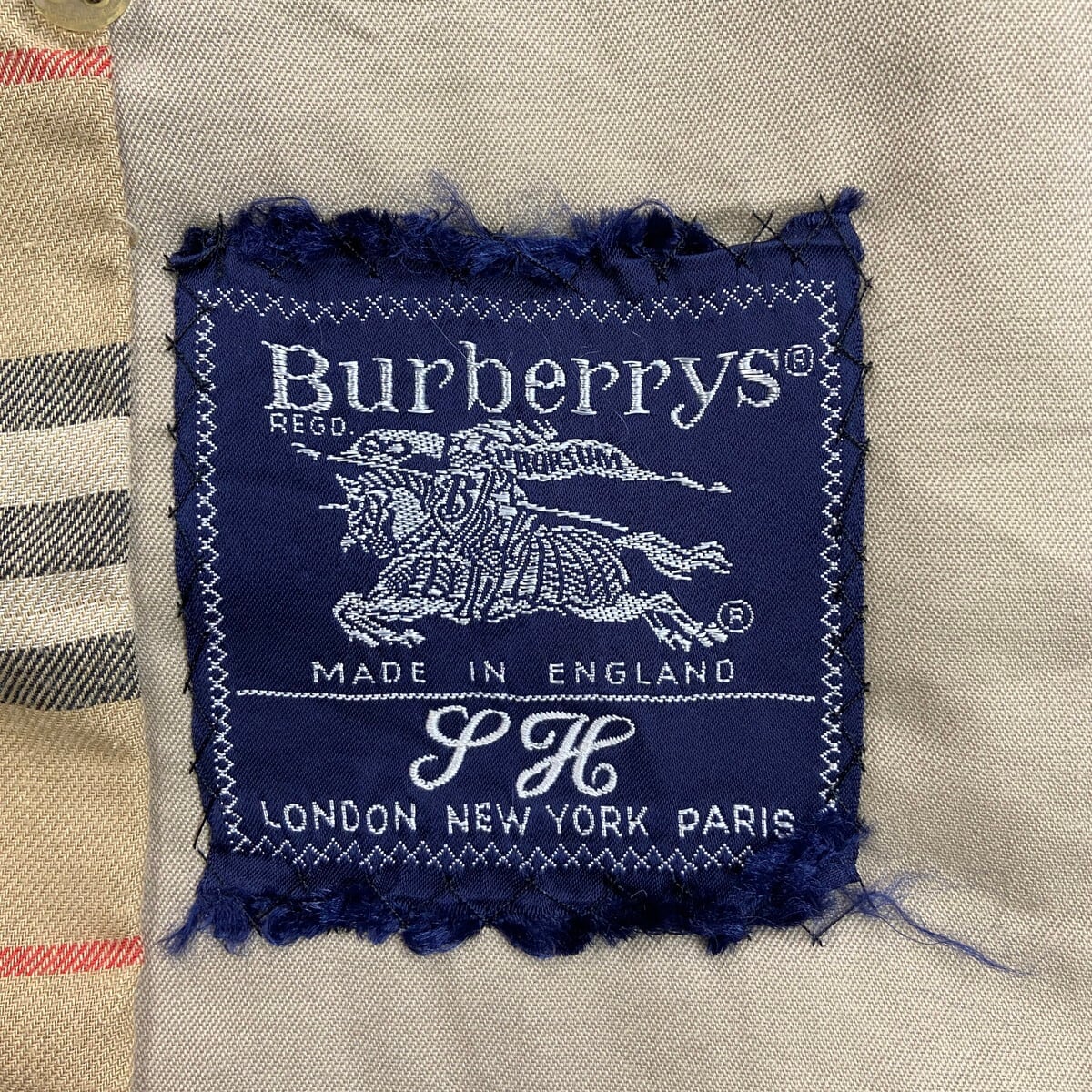 70~80年代 英国製 Burberrys バーバリー トレンチコート レディースL