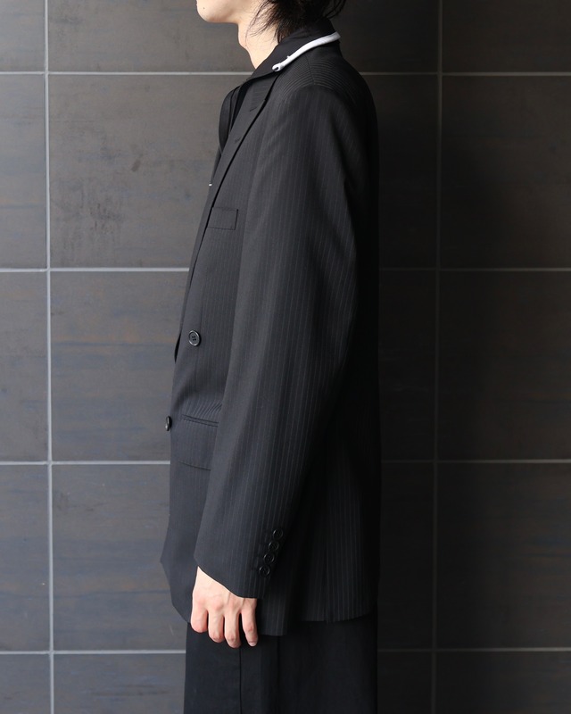 pin stripe 4B double tailored jacket