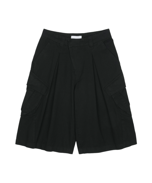 [SAN SAN GEAR] CAPRI PANTS [BLACK]_26SS 正規品 韓国ブランド 韓国通販 韓国代行 韓国ファッション sansan san san sansangear サンサンギア