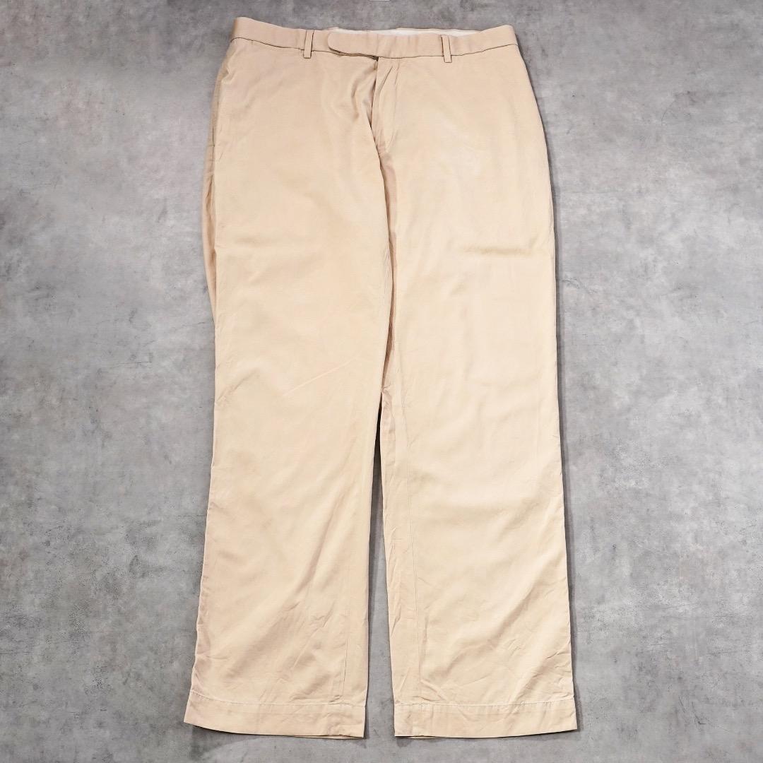 ポロ ゴルフ W35 ポロチノ チノパン 古着 シルク ベージュ 19896