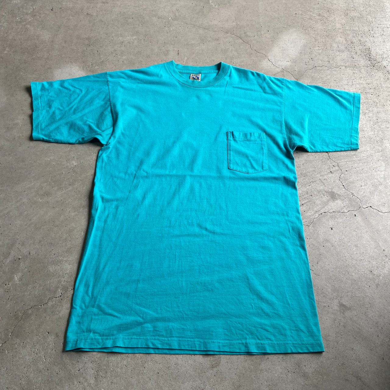 90年代 ヴィンテージ 無地 ポケットTシャツ メンズXL相当 古着 90s 