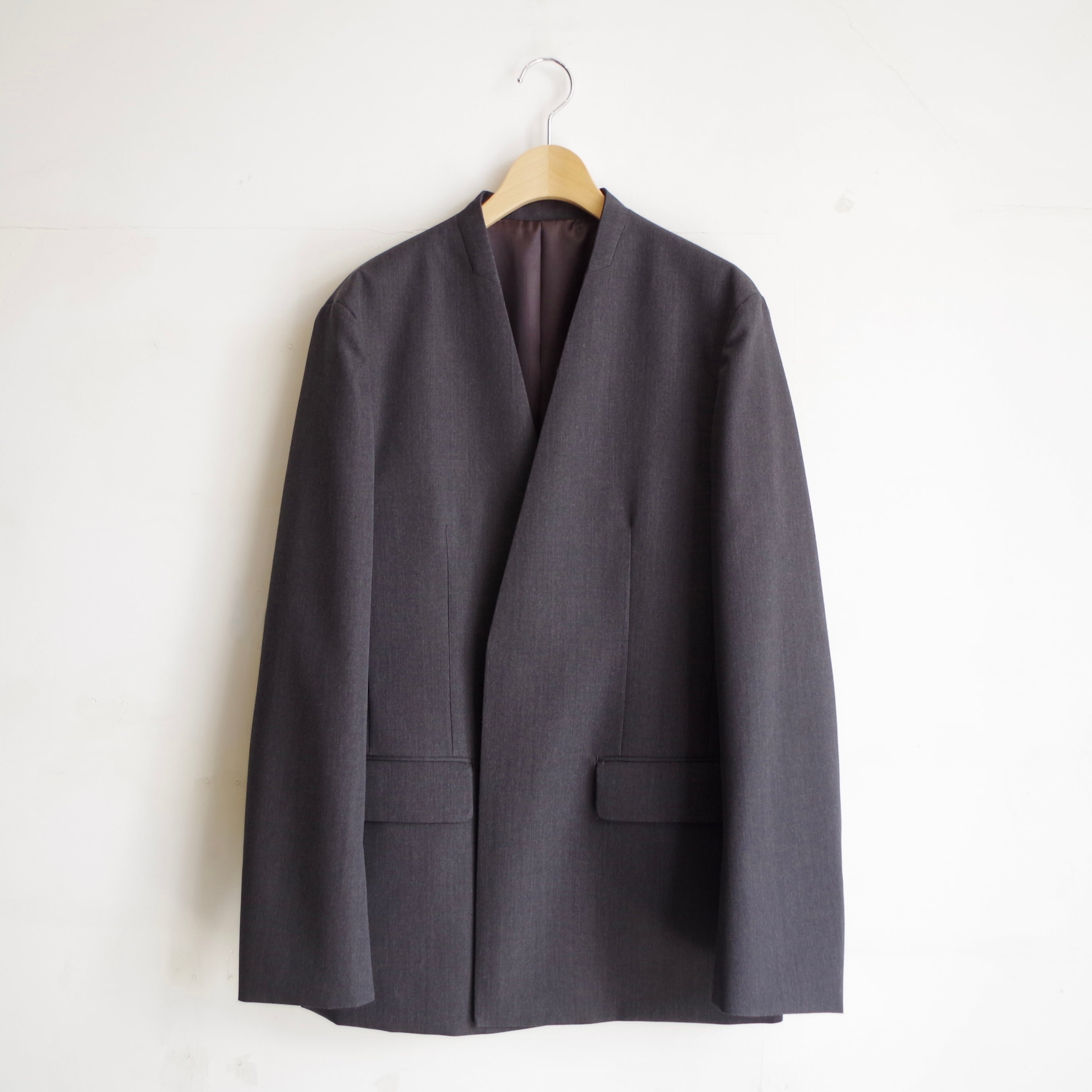 LOEFF Women's Wool Gaba No Collar Jacket | 1F Store