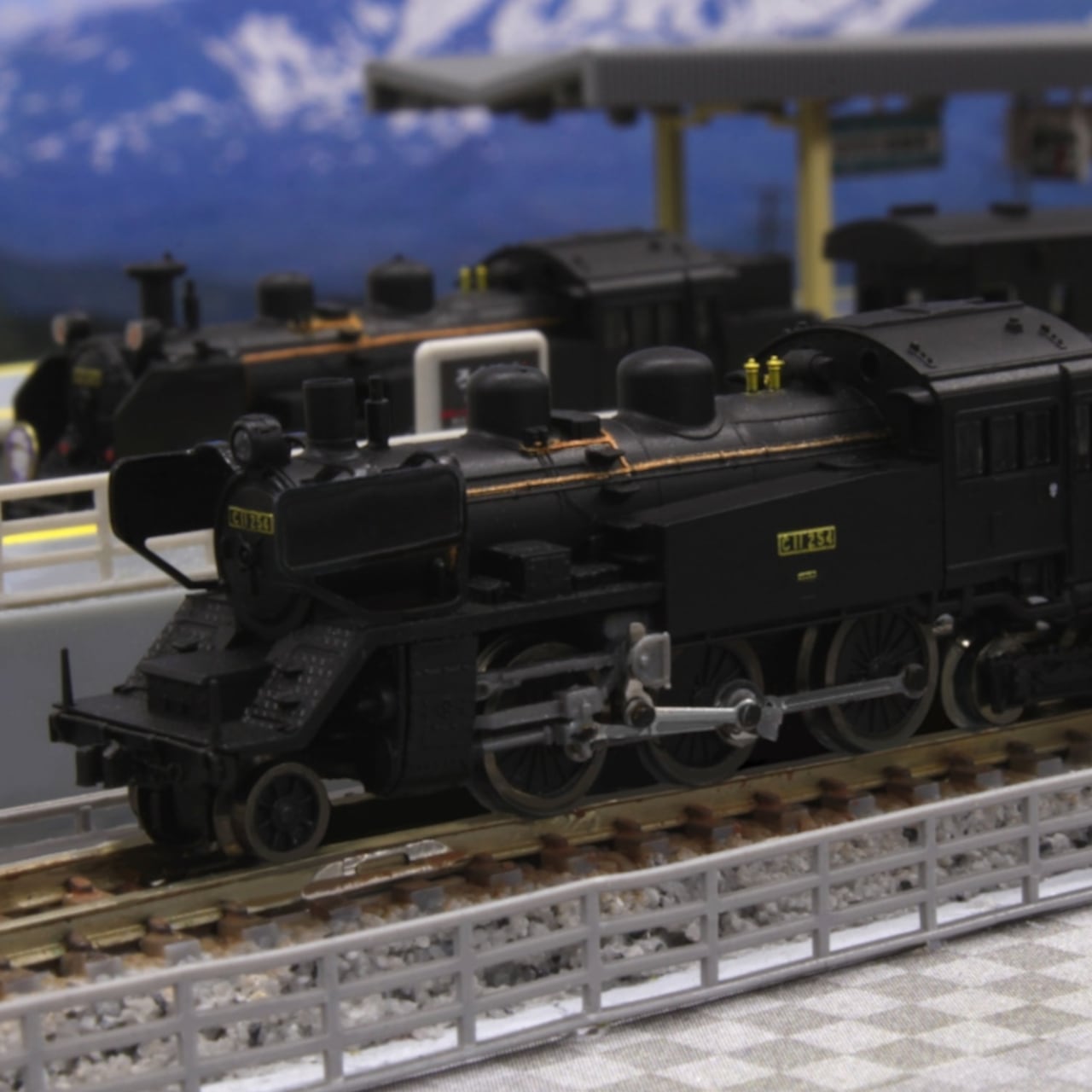 T019-6 国鉄 C11 蒸気機関車 254号機タイプ(門鉄デフ) (JNR C11 Steam