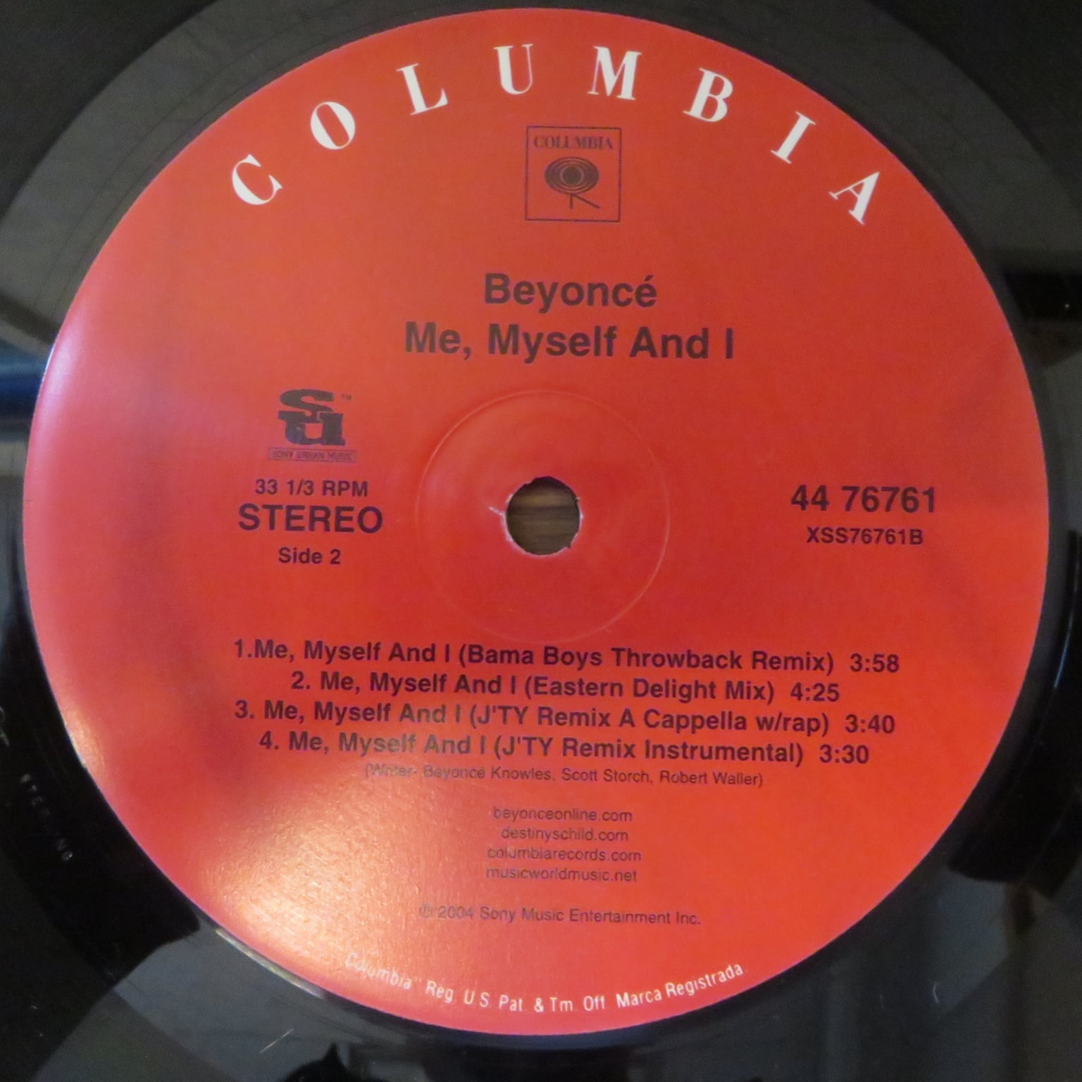 Beyonce / Me, Myself And I [44 76761] - 画像4