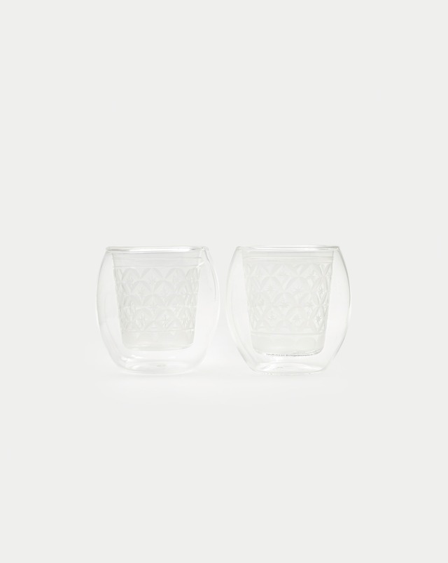 KIRIKO × DOUBLE WALL GLASS “ Fuwan ” / HAKUKA・HAKUKA