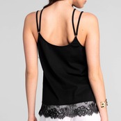 オスカリート　シャンティ　コットントップス  ブラック ２、３サイズ