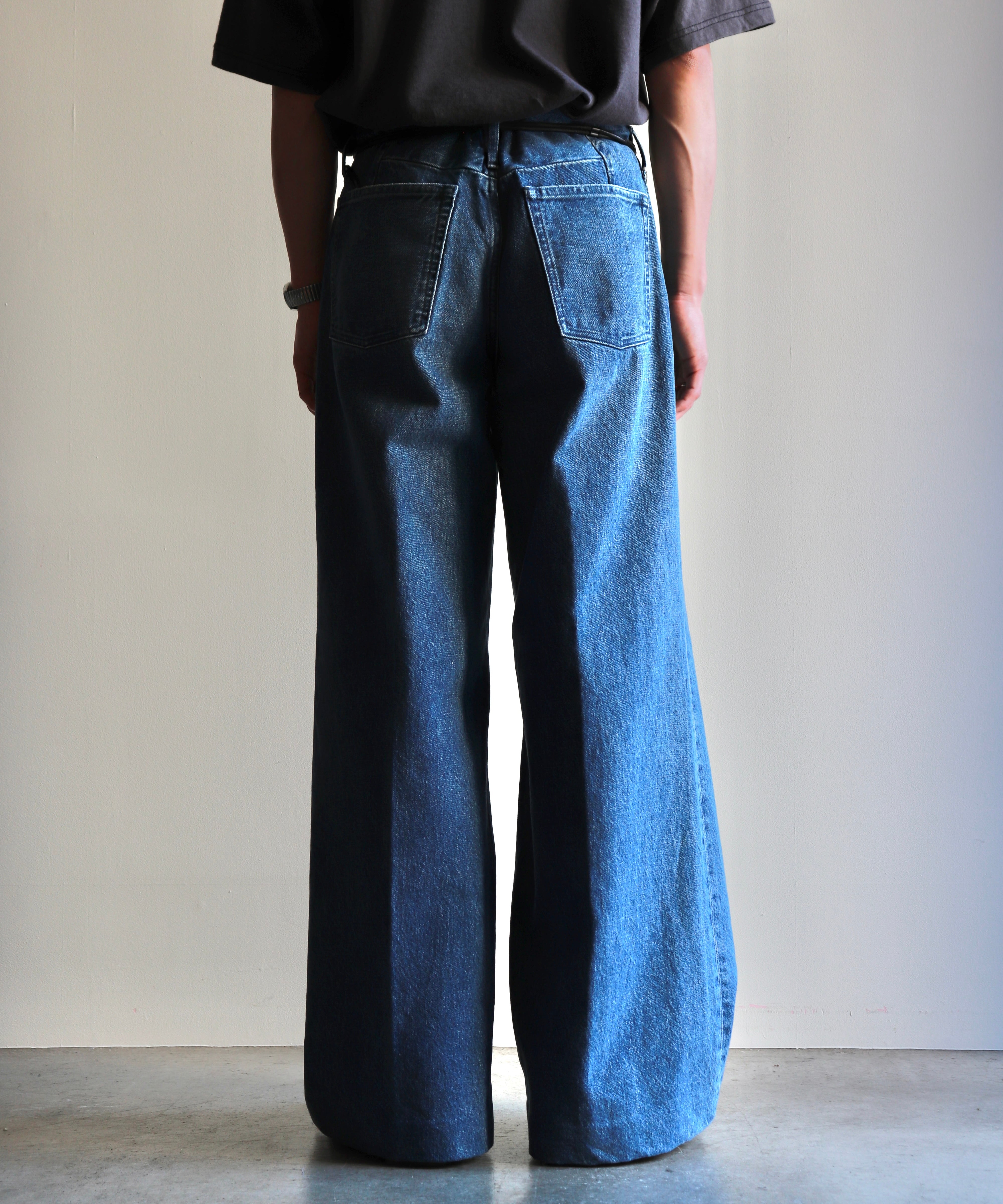 102.04.05.07.08.09.12.13.15.17 タナカ様 TANAKA / ST-108 WIDE JEAN TROUSERS (VINTAGE BLUE) | AfterSchool