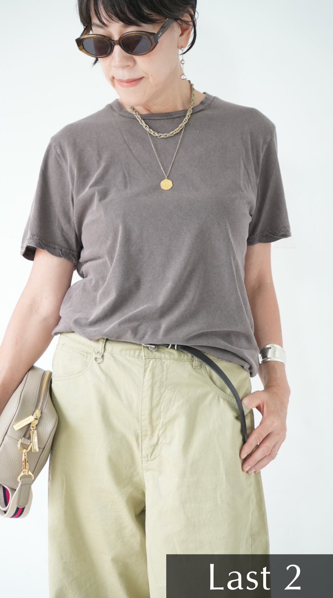 Crew Neck T-shirt(brown)