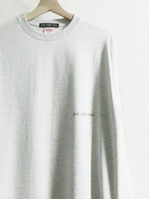 PREMIUM LONG-SLEEVE ASH T-SHIRT  " small letters "