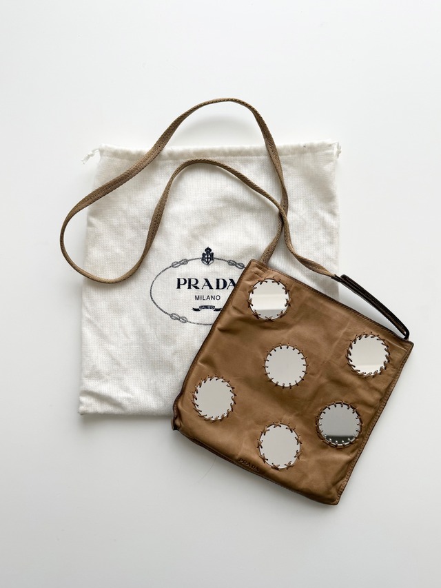 SS1999 PRADA LEATHER MILLER SHOULDER BAG