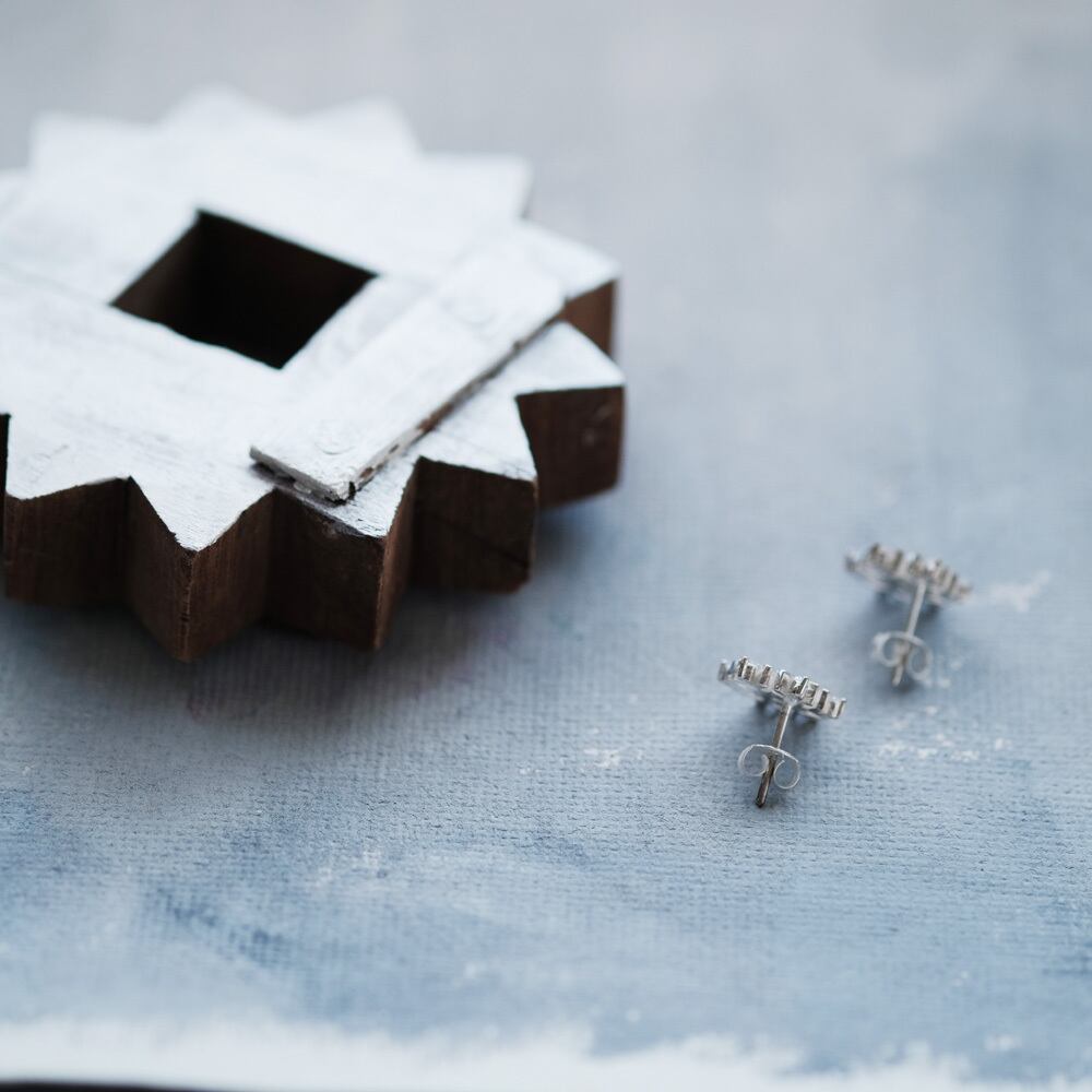 雪の結晶 ピアス イヤリング シルバー925 | クラウドジュエリー(Cloud