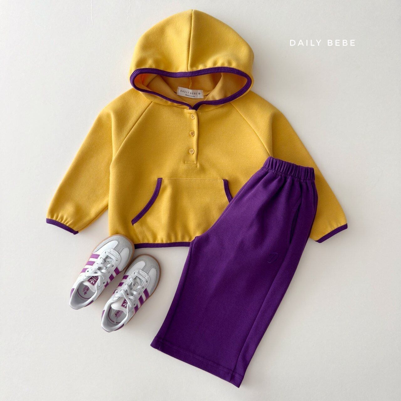 【取寄】Dailybebe カラーペンシルパーカー｜秋服｜韓国子供服｜26/AT