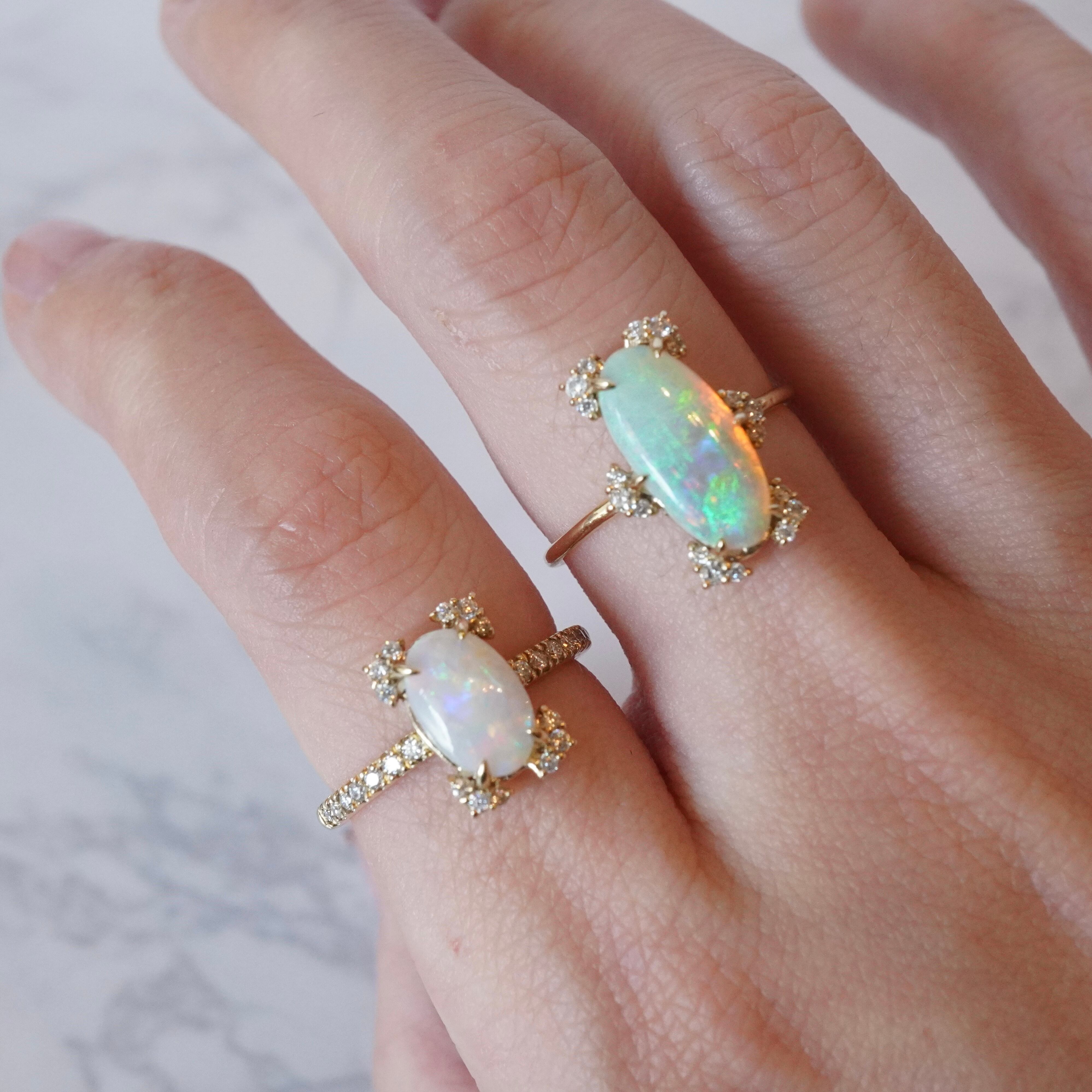 オパールリング - リング・指輪 