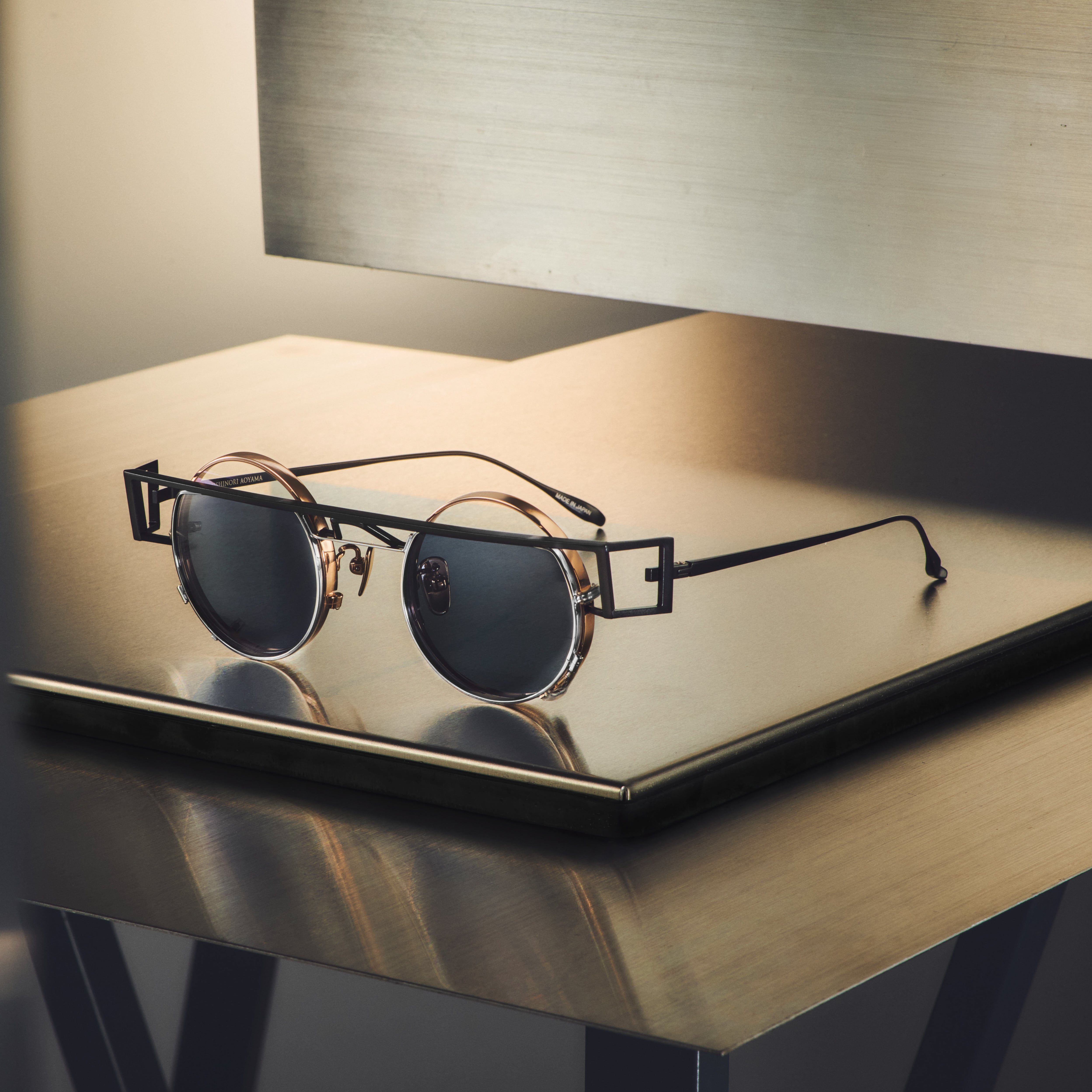 YA-004 ＋CLIP col.03 black matte / gold【YOSHINORI AOYAMA