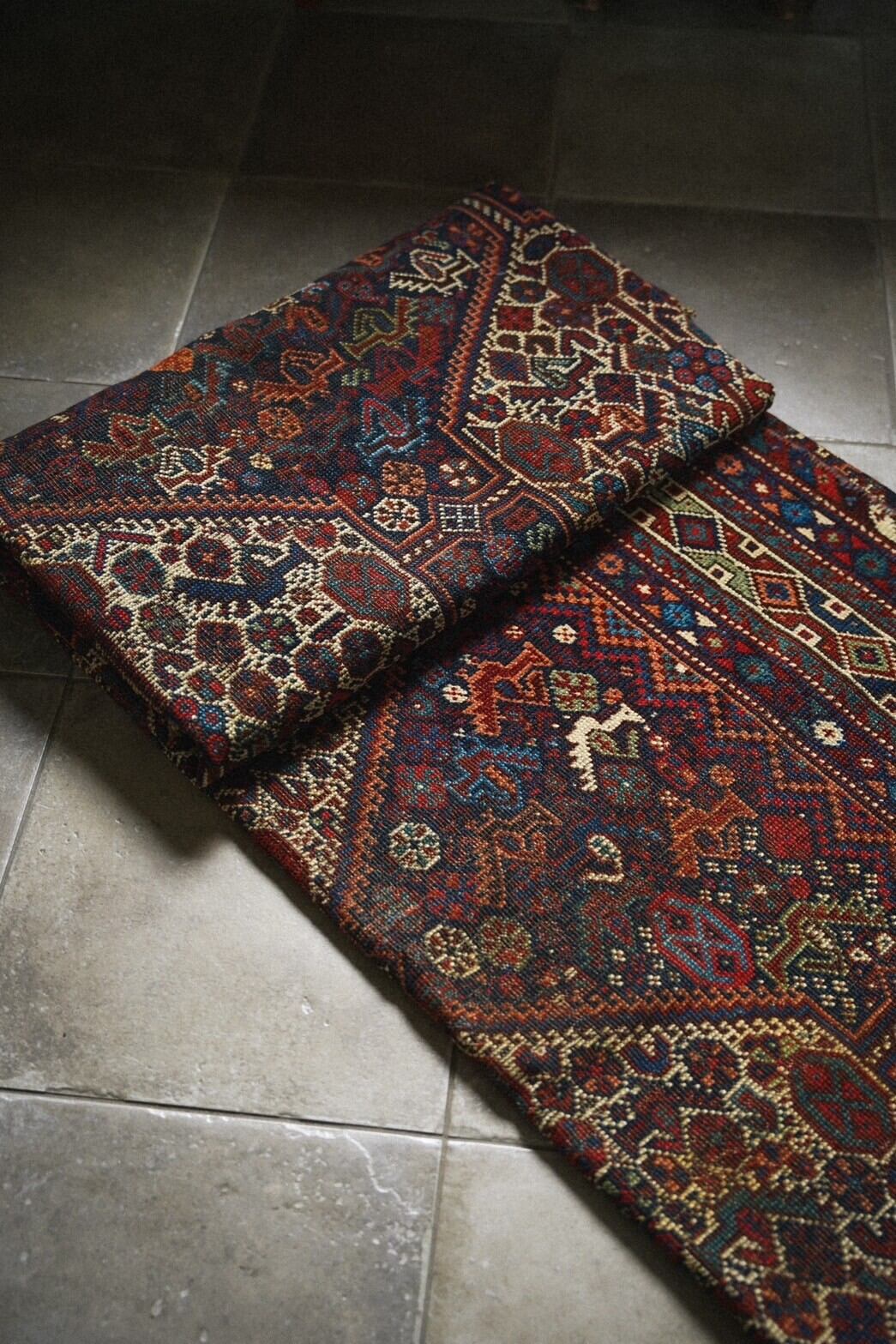 1250-Antique Khamse rug | 手織りのヴィンテージラグ専門店 | Bahr