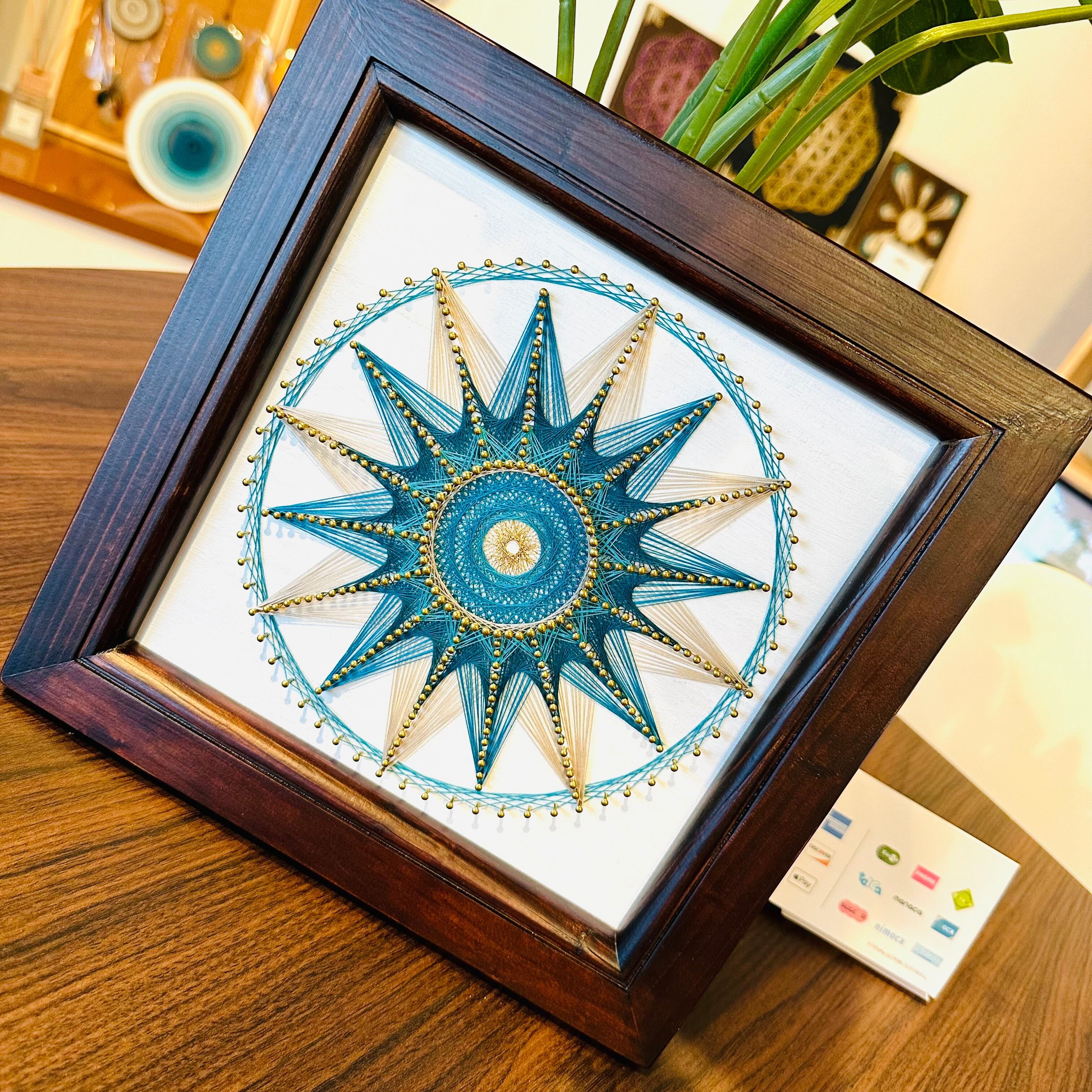 糸かけアート 「San ocean」