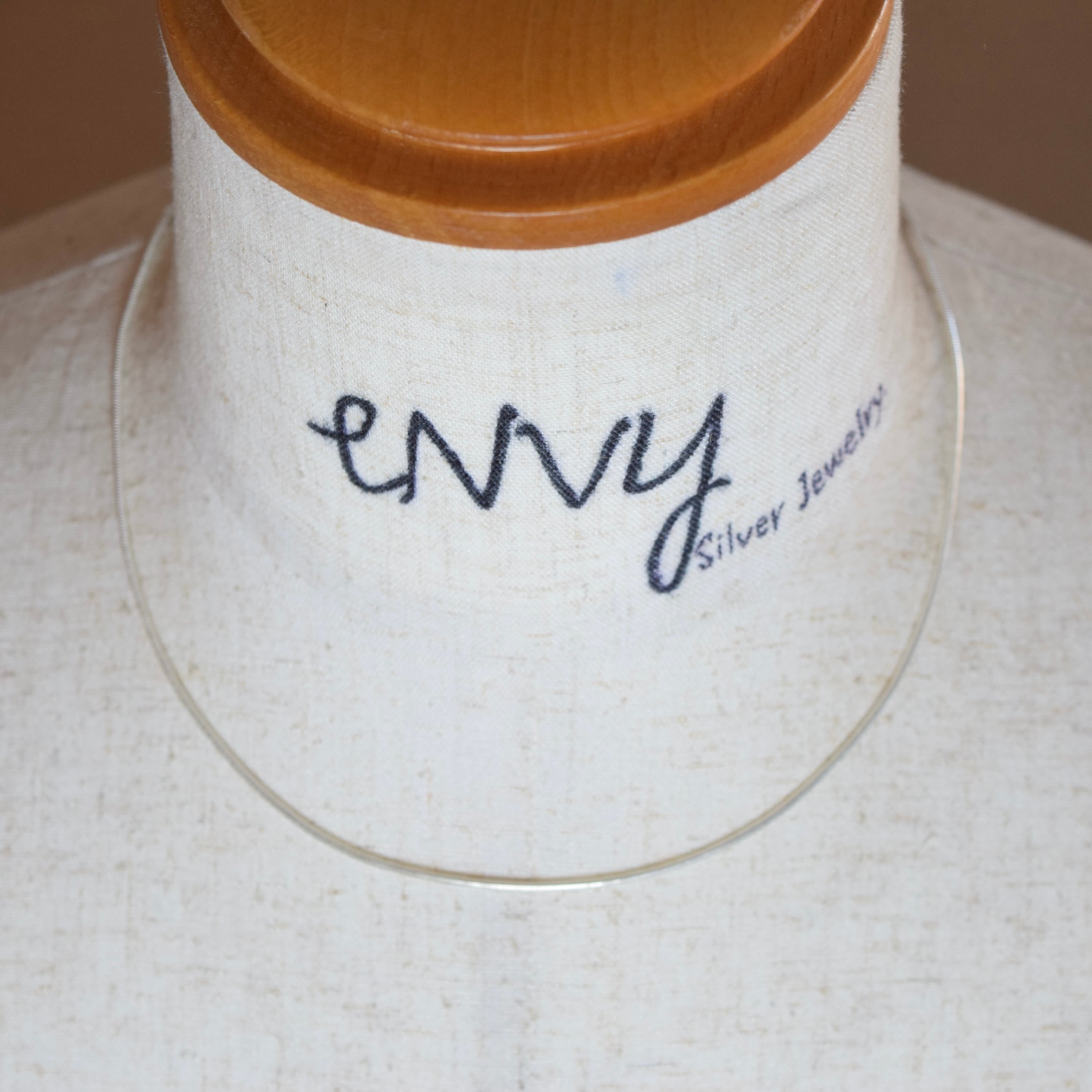 シルバー925 silver リキッドラインネックレス/軽研磨仕上げ