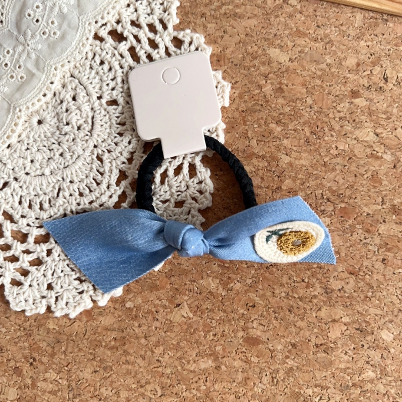 GOODSレトロ花柄刺しゅうヘアクリップ